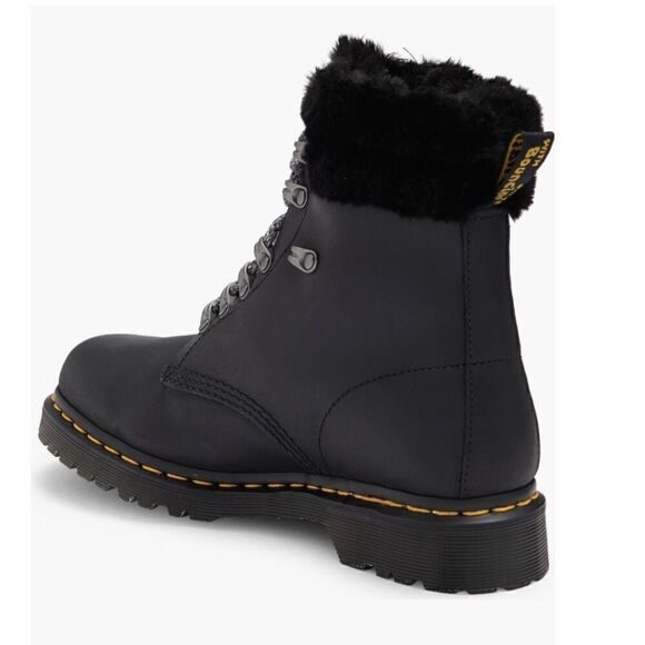 Dr. Martens | 1460 Serena Faux Fur Trim Boot - Picture 2 of 9
